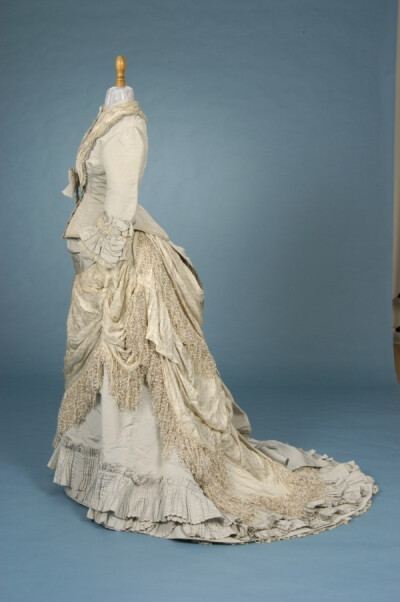 Vignon c. 1878 Afternoon Reception Gown.