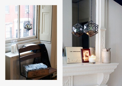 Score+Solder推出的系列玻璃花盆，由其创始人Matthew Clelandis手工制作，这些剔透的玻璃容器拥有多种多样的几何外形。 内部盛放土壤、苔藓等物，可悬挂和平置在桌面，使植物能在一个独立安静的空间中自然生长，形成…