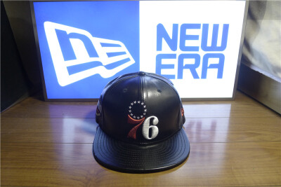 费城 76人队 NBA 皮质 CAP NEW ERA NEWERA NE 棒球帽