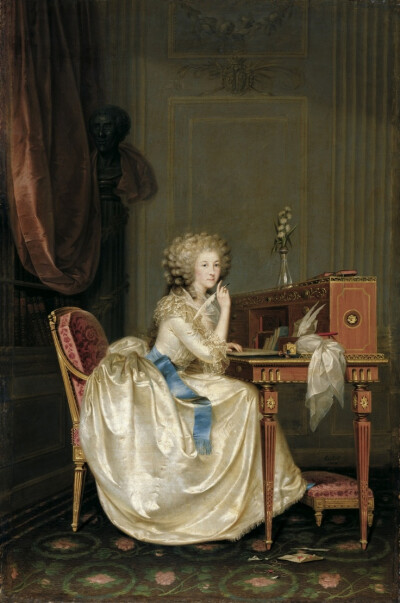 Portrait of the Princesse de Lamballe 1788 Anton Hickel