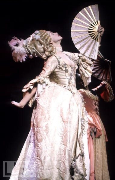 Madonna Turns Aristocrat Madonna summons her inner Marie Antoinette at the 1990 MTV Video Music Awards.