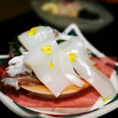 花枝刺身片，日料里的新宠啊