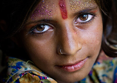 pretty young Indian girl portrait photography