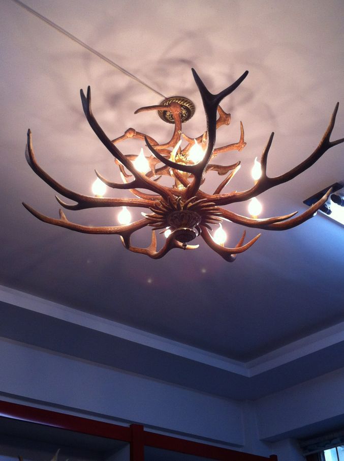 鹿角吊灯