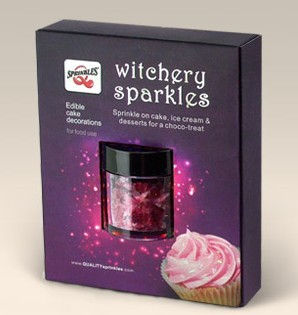 英国sprinkles 金屬紅色閃片 杯子蛋糕 装饰糖 1.5克
