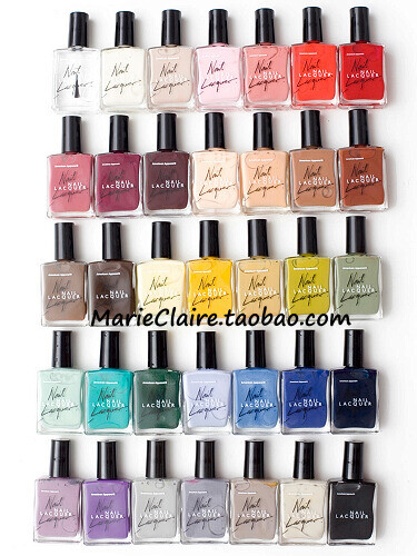 美国代购American Apparel AA Nail Polish彩色指甲油 全色号试色，好想集齐！