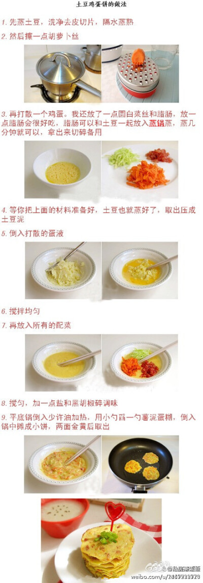 【土豆鸡蛋饼】简单的食材做出不一样的美味，还等什么，学啦！