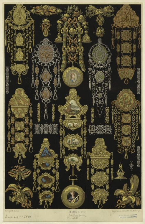 Jewelry, French. (1873)