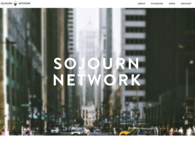 漂亮的视差滚动(Parallax Scrolling)效果网站设计http://sojournnetwork.com/