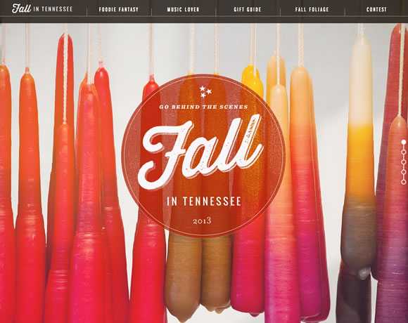 漂亮的视差滚动(Parallax Scrolling)效果网站设计 http://fall.tnvacation.com/