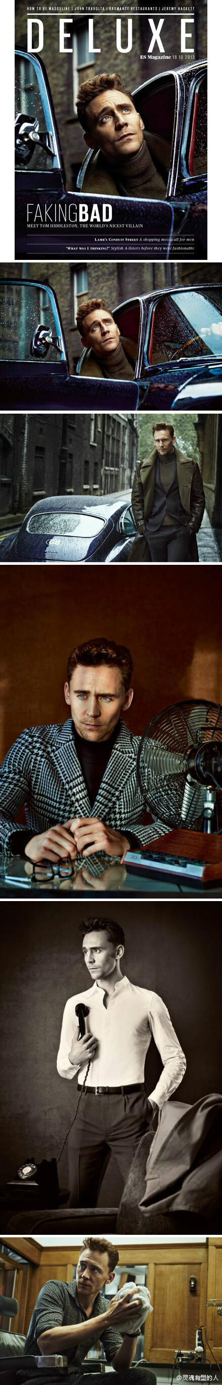 #Tom Hiddleston#「The ES Magazine - 18 10 2013」