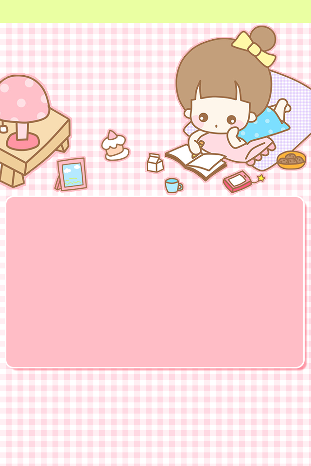 iphone壁纸文字封面动漫平铺背景素材