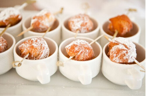 Mini Donuts and Coffee