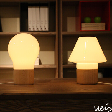 weis原木薄瓷台灯实木现代卧室床头灯具lamp/BULB