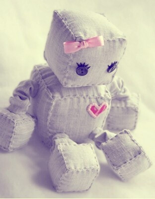 Too cute, who needs doll when they can have a ROBOT!! I wanna make this!