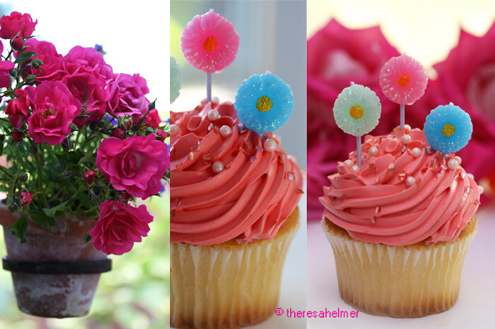 Rose Water Cupcake