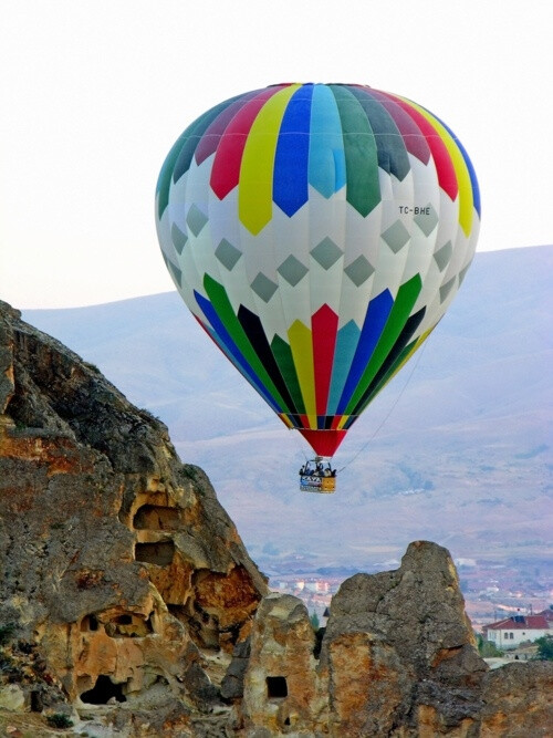 A hot air balloon ride