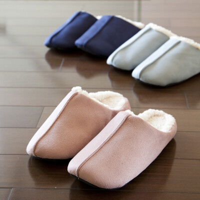 双日本冬季男女款室内家居棉拖鞋居家情侣拖鞋