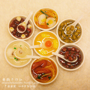 素颜の食玩 苹果5 iphone4/4s 日本可爱仿真食物防尘塞手机链挂件