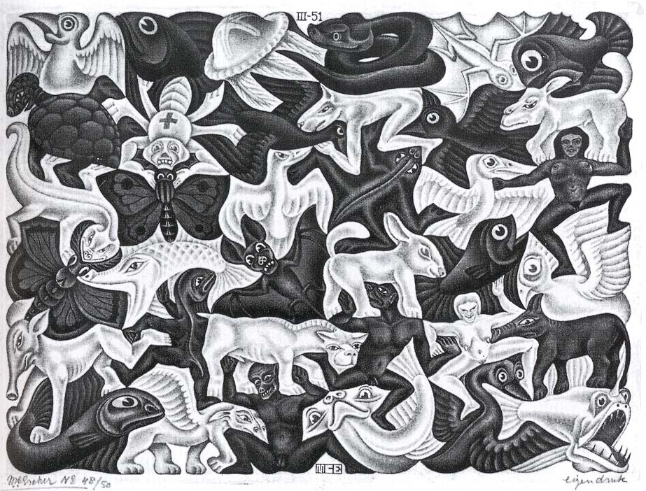 【图形艺术】 荷兰艺术家 摩里茨·科奈里斯·埃舍尔 M.C.Escher