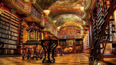 Library in Prague