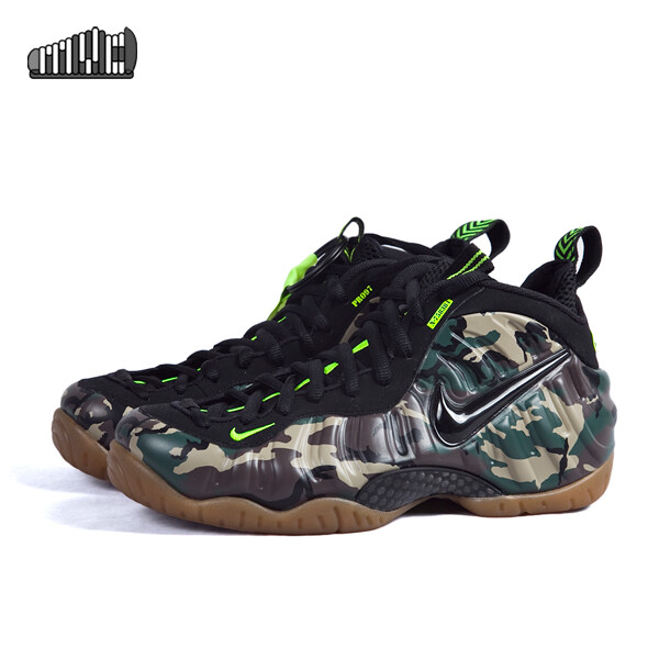 現(xiàn)貨到 Nike Air Foamposite Pro 陸軍綠迷彩泡 587547-300