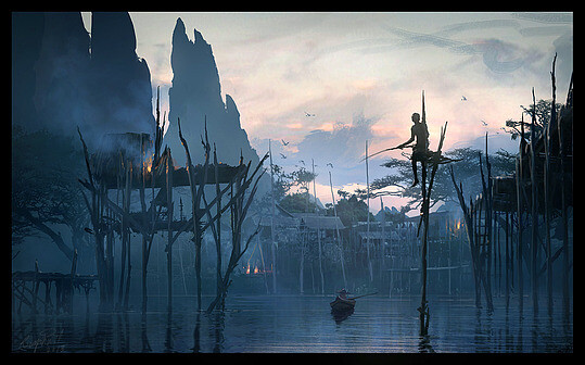 Insane Fantasy / Sci-fi Art by Raphael Lacoste