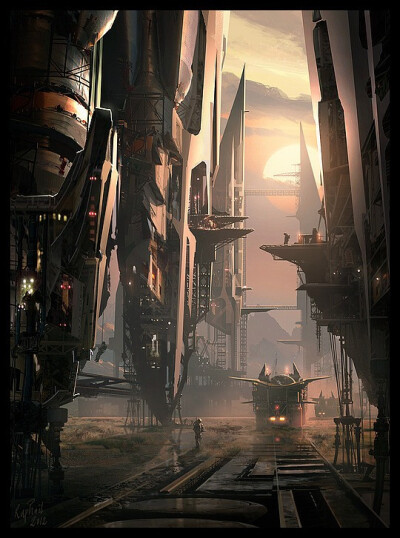 Insane Fantasy / Sci-fi Art by Raphael Lacoste