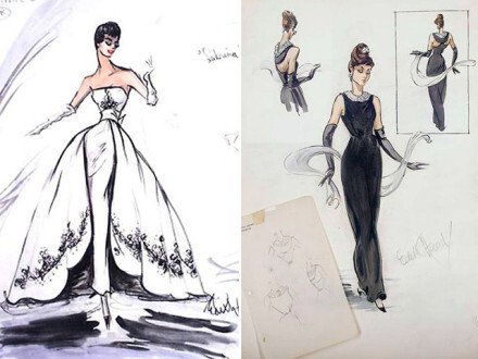 今年10月28日是Edith Head(1897-1981)诞辰116周年。你可能没听过Edith Head，但你一定看过她设计的衣服。她是好莱坞电影史上最重量级的戏服设计师，前后数次获奥斯卡最佳服装设计奖。是她把一个又一个电影明星如奥黛丽·赫本，格蕾丝·凯莉等，捧成了时装偶像。她的设计手稿也美哭了，贴出来给大家欣赏。