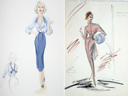 今年10月28日是Edith Head(1897-1981)诞辰116周年。你可能没听过Edith Head，但你一定看过她设计的衣服。她是好莱坞电影史上最重量级的戏服设计师，前后数次获奥斯卡最佳服装设计奖。是她把一个又一个电影明星如奥黛丽·赫本，格蕾丝·凯莉等，捧成了时装偶像。她的设计手稿也美哭了，贴出来给大家欣赏。