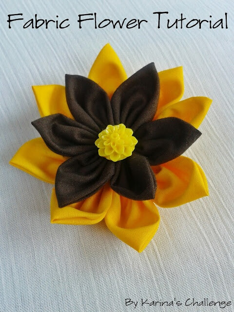 diy fabric flower tutorial - something like this, but with raw edges instead of sewn for a more vintage look