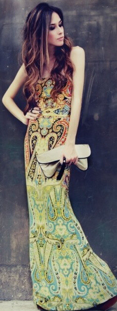 INSIDE A FASHIONISTA MIND / colorful maxi ♥✤ | Keep the Glamour | BeStayBeautiful