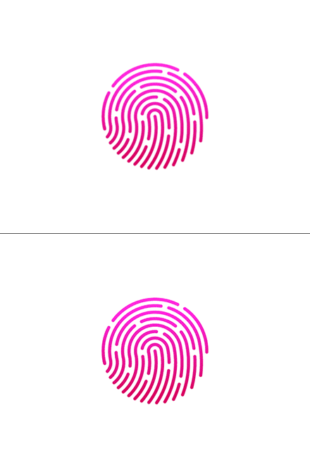 iphone 5S的指纹icon是如何画的（.gif）。 | Anton Kudin