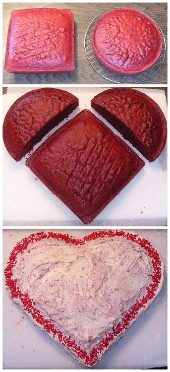 How to Make a Heart Shaped Valentines Day Cake