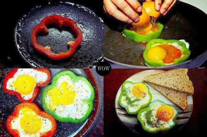 Egg with bell pepper