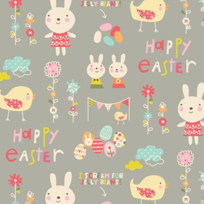 Easter Garden fabric...