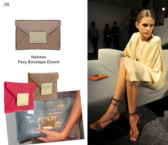 候司顿( Halston Foxy Envelope Clutch)