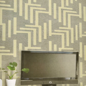 洛可可壁纸 现代简约 客厅卧室背景墙几何抽象墙纸AWS-D