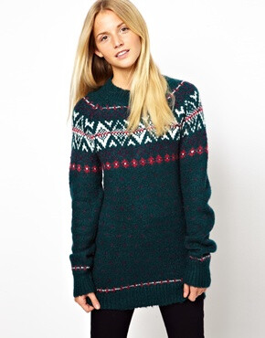 Image 1 of ASOS Jumper In Vintage Fairisle