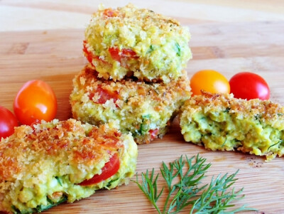 Tempeh, Avocado, Tomato, and Dill Croquettes / Recipe