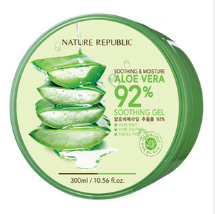 nature republic自然乐园芦荟胶/晒后修复美白补水面膜 韩国正品