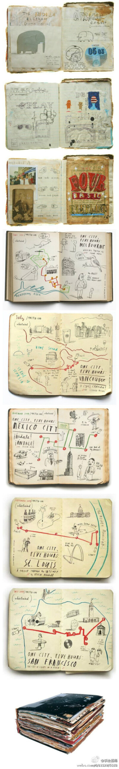 oliver jeffers 的笔记本。 