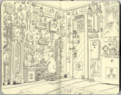 【插画】Mattias Adolfsson，瑞典插画师，现居斯德哥尔摩，作品站点：http://t.cn/aNFjoA。