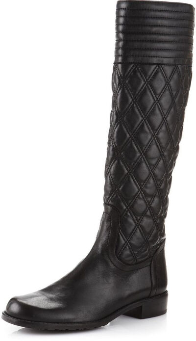 Stuart Weitzman Clute Quilted Boots, Black Sold Out thestylecure.com