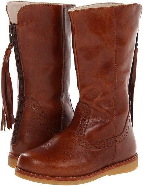 Elephantito - Tasseled Boot (Toddler/Little Kid/Big Kid) (Saddle Brown) - Footwear $95.00 thestylecure.com