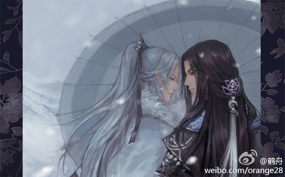 @鹤舟 #剑网3#花羊#这张已经是尽我全力了，@怀砚 媳妇生日快乐 祝你越长越帅~~~想到还有一张下个月就要交我简直能吐血三升。。。