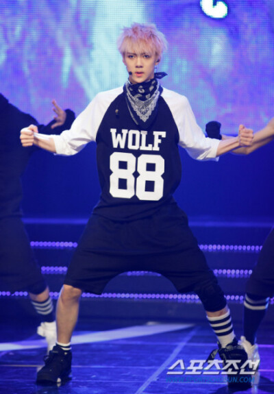 2013 EXO wolf 88打歌服 exo同款七分袖T恤 包邮