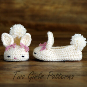 Round Bunny House Slippers