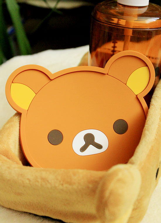 轻松熊 Rilakkuma 头型硅胶仿烫防滑车用置物垫（必须选择开头含有【35元包邮】商品的满足35元即可包邮）