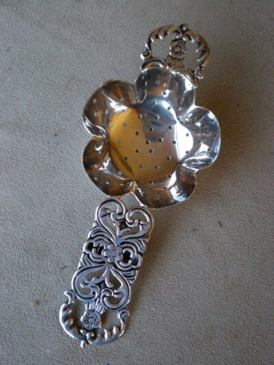 Gorgeous Sterling Silver Tea Strainer